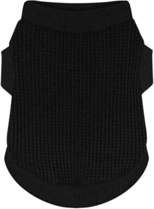 Cozy and Functional Dog Shirts for Small Puppies: Stretchable Black Attire with Easy-On Design, Ideal for Chihuahuas and Yorkies - Enhance Comfort and Playfulness on Chill Days XX-Small