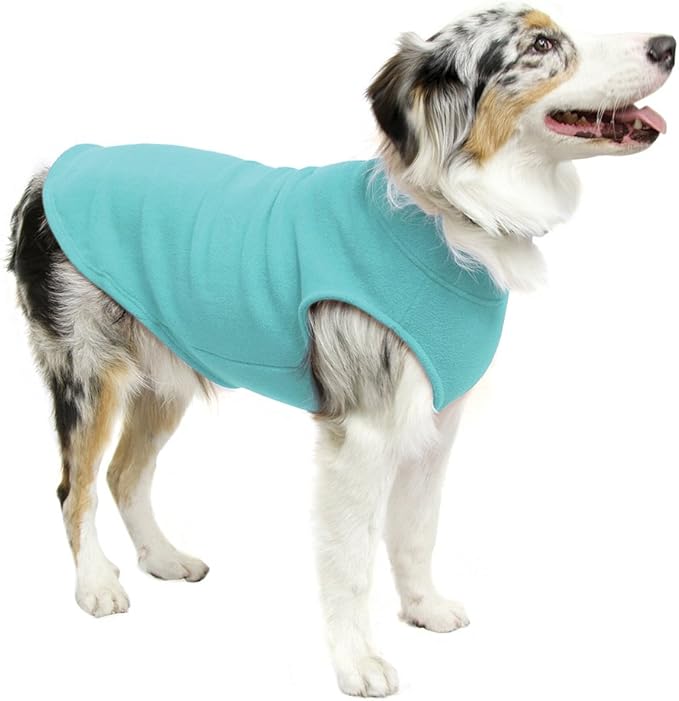 Gooby Stretch Fleece Vest Dog Sweater - Mint, 3X-Large - Warm Pullover Super Stretchy Fleece Dog Jacket for Small to Large Dogs