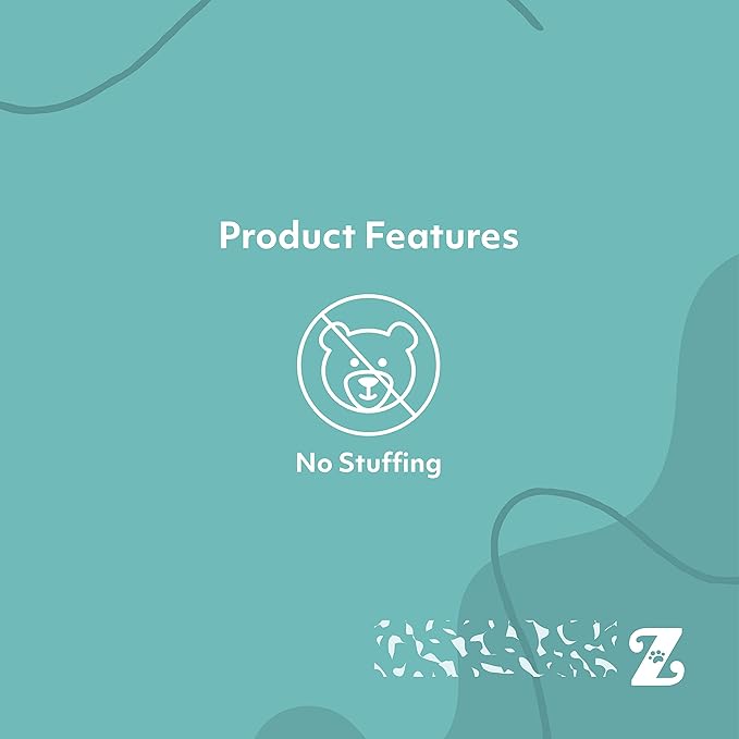 ZippyPaws Squeakie Crawler- No Stuffing Dog Toy to Keep Them Busy, for Small, Medium, & Large Dogs, Squeaky Pet Toy for Boredom, Unstuffed Chew Toy, Soft Plush Puppy Products, Betsey The Ladybug- 10"