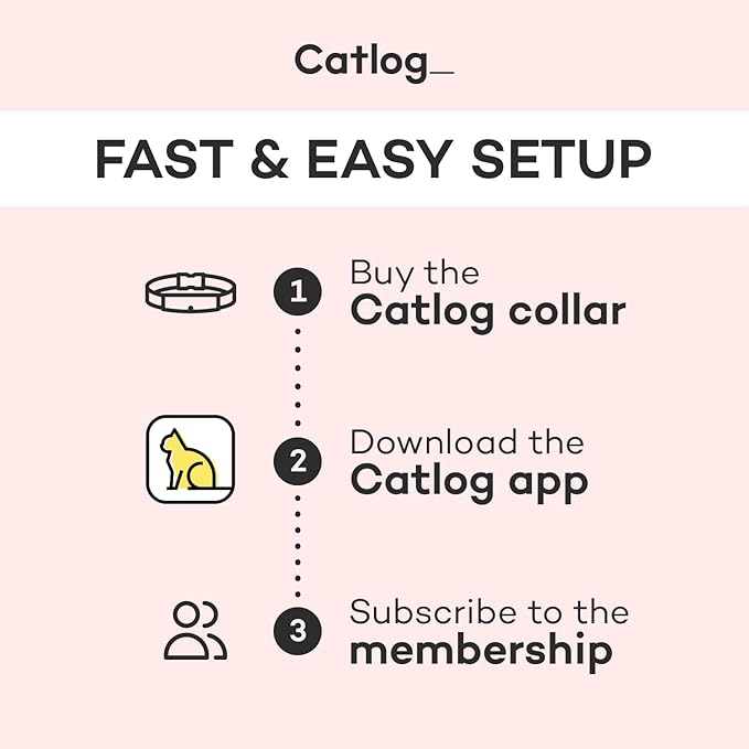 Health Tracker for Cats - Smart Cat Collar with Safety Breakaway Buckle for Indoor Cats, Wellness Alerts, Real-time Monitoring (Ice Blue, XXL)
