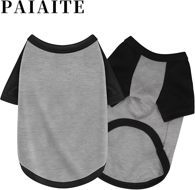 Stylish Grey Block Dog Shirt: Premium Polycotton Blend, Comfortable, Breathable, and Wrinkle-Resistant. Perfect Apparel for Small, Medium, & Large Dogs, a Must-Have for Pet Lovers XL