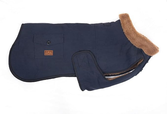 Sedona Dawn Dog Winter Jacket with Sherpa Fleece Lined Canvas for Medium and Large Breeds - Cold Weather Coat (40 (XXS))