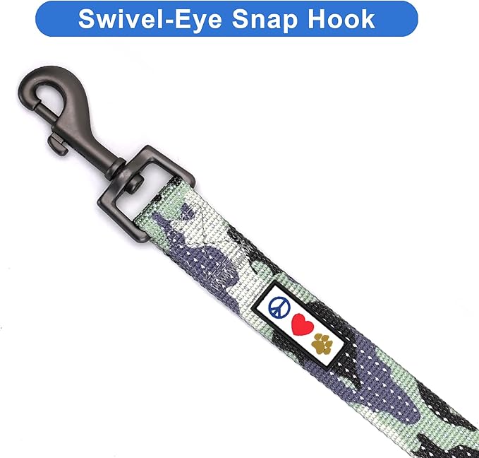 Pawtitas 6 FT Pet Puppy Leash Reflective Dog Leash Comfortable Handle Highly Reflective Threads Heavy Duty Dog Training Leash Available as a 6 ft Medium Dog Leash or 4 ft Dog Leash
