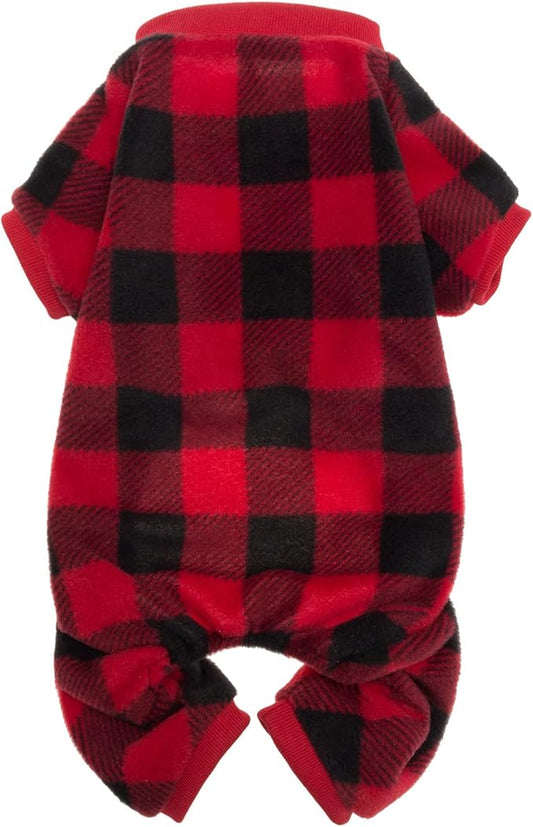 SCENEREAL Dog Pajamas for Small Medium Large Dogs Soft Pet Sweater Clothes Warm Puppy Onesie Outfits for Doggie Winter Christmas - Dog Jammies Pjs