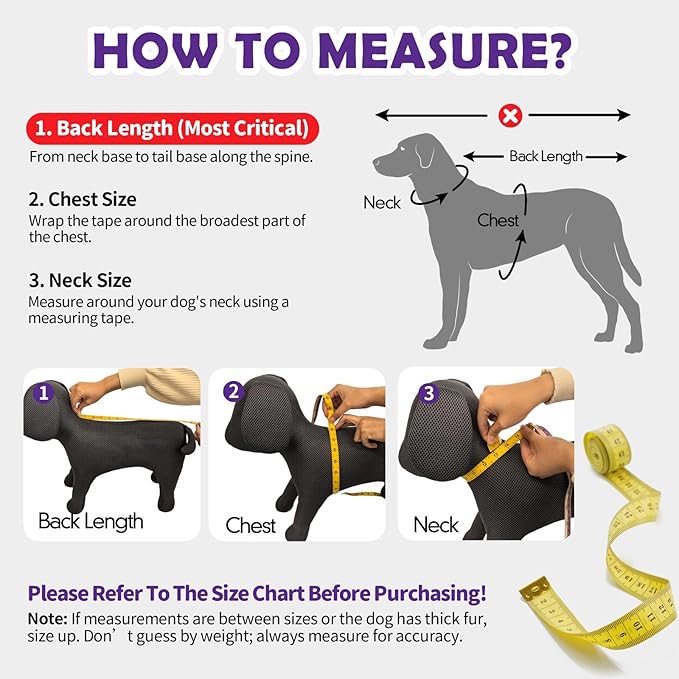 Dog Raincoat Reversible, Single Side Slicker Poncho Adjustable Waterproof Dog Rain Jacket with Leash Hole/Reflective Stripe Hooded Snowproof Windproof Clothes for Small to 3X-Large Dogs, M