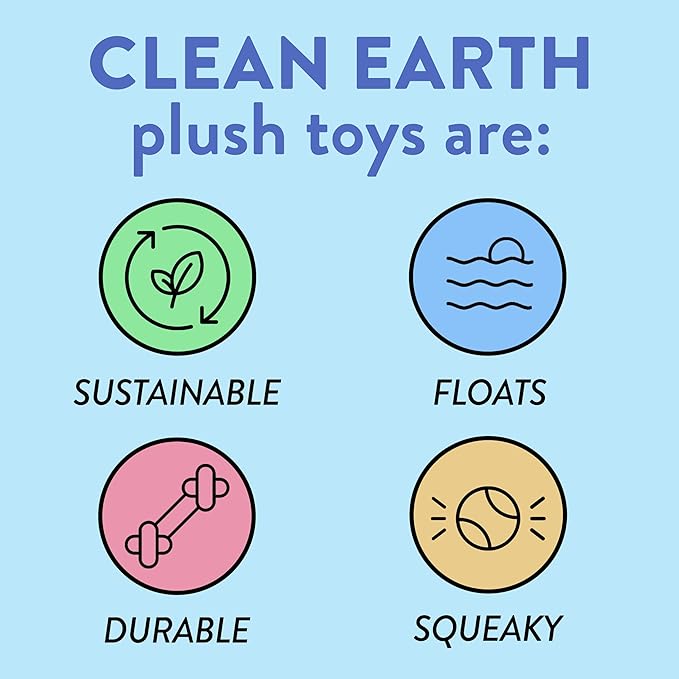 Spunky Pup Clean Earth Plush Pelican | Made from 100% Recycled Water Bottles | Small