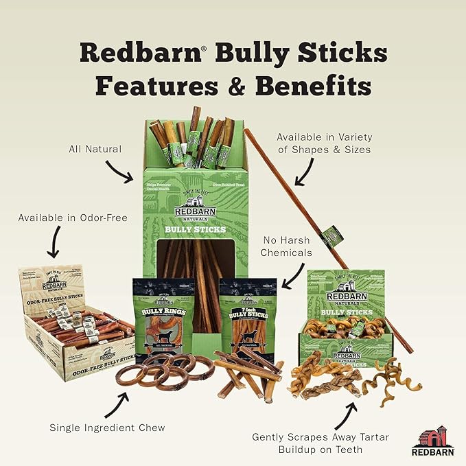 Redbarn Pet Products Bully Springs for Dogs, 3-Count, Pack of 15