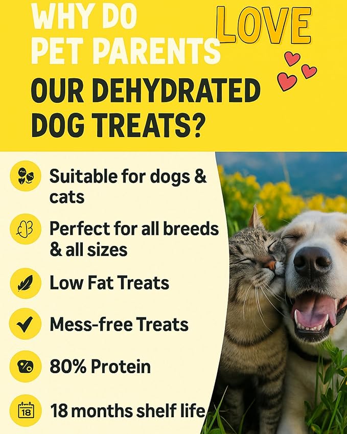Chicken Jerky Dog Treats Made in USA | Chicken Dehydrated Breast | Training Treats | Human Grade, High Protein, Single Ingredient Dog Treats | Grain-Free, Hypoallergenic | All Breeds, 4 oz