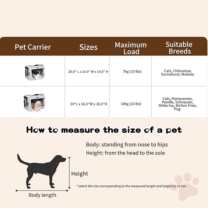 Large Cat Carrier for Cats Collapsible Soft Pet XL Crate for Large/Medium Cats 15lbs+ Car Travel Portable Bag with Water Bottle Slot Ideal for Long Trips (Blue, 20.0"L x 14.0"W x 14.0"H)