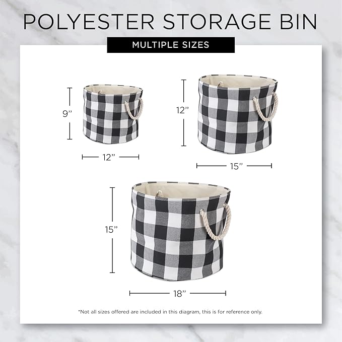 Bone Dry Pet Storage Collection Striped Paw Patch Bin, Medium Round, Gray