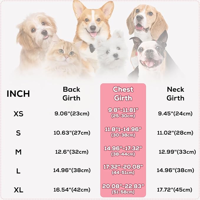 EMUST Warm Dog Jacket, Cozy Dog Fleece Coat with Leash Hole, Waterproof Reversible Winter Sweater Coats for Small Dogs, Cream, XS