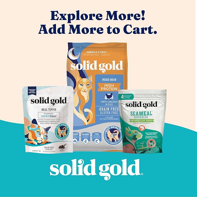 Solid Gold Flavorful Feast Wet Cat Food - Pate - Real Chicken - Canned Cat Food, 12 Pack