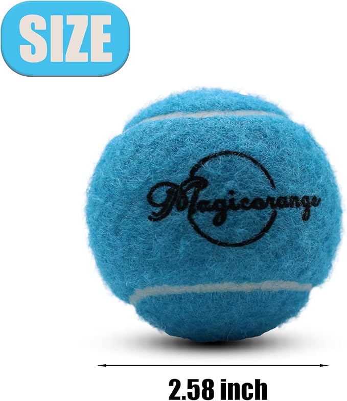 Magicorange Tennis Balls, 60 Pack Advanced Training Tennis Balls Practice Ball, Pet Dog Playing Balls,Good for Beginner Training Ball