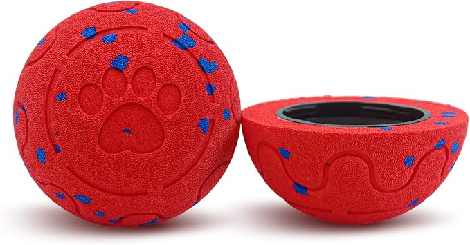 Interactive Dog Ball Replacement Shell (Red)