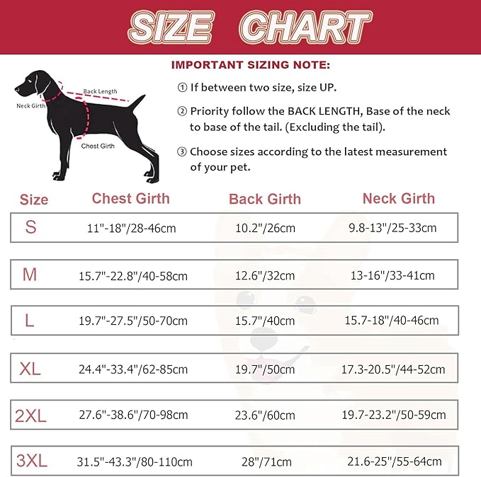Dogcheer Warm Dog Coat, Waterproof Dog Winter Jacket Christmas Puppy Cold Weather Coats with Buckle, Reflective Adjustable Pet Snow Jacket for Small Medium Large Dogs - Gradient Blue-red, L