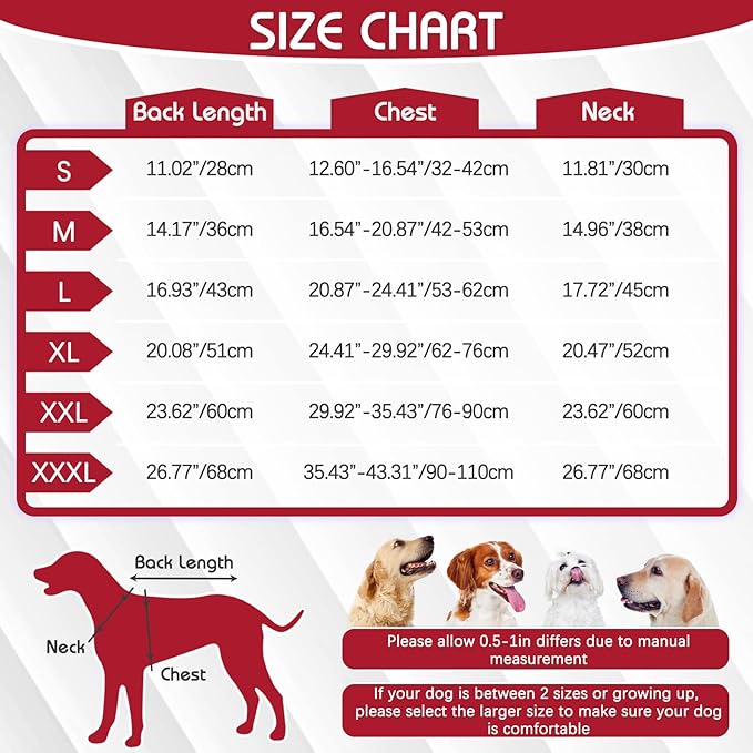 IDOMIK Dog Winter Coat, Reflective Waterproof Dog Jacket for Cold Weather, Warm Pet Coats for Small Medium Large Dogs, High Collar Doggy Fleece Snow Jacket, Winter Vest with Adjustable Buckle,XXL