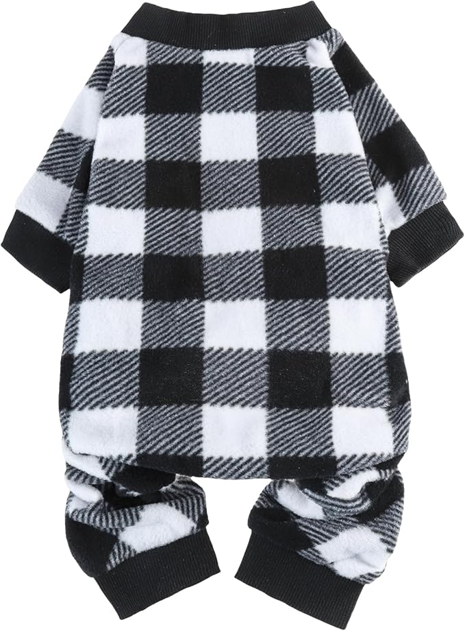 SCENEREAL Dog Pajamas for Small Medium Large Dogs Soft Pet Sweater Clothes Warm Puppy Onesie Outfits for Doggie Winter Christmas - Dog Jammies Pjs