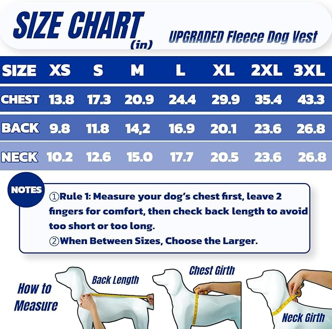 Winter Warmth Turtleneck Fleece Vest Dog Clothes, Ultra-Soft & Snug-fit Coat for Large Dogs with Back-Zipper, Thermal Doggie Vests Coats with Reflective Strip, Pet Sweater Standard Poodle(Grey, XL)