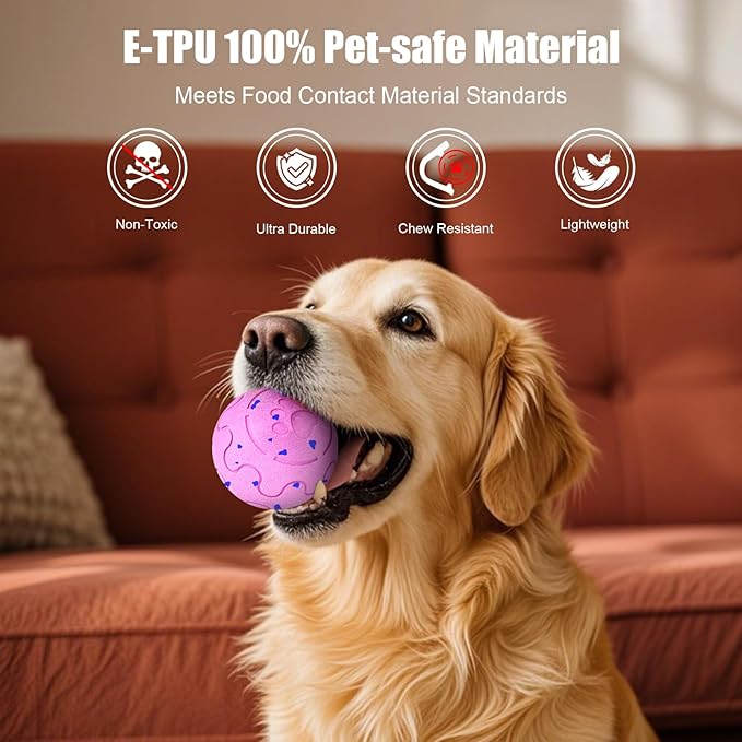 Interactive Dog Ball Replacement Shell (Pink)