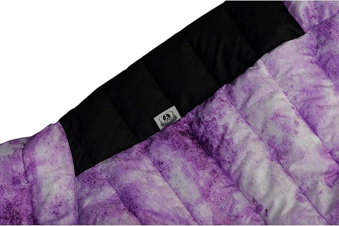 maciai-Purple Waterproof Windproof Reflective Warm Dog Vest, Zippered Adjustable Outdoor Snow Jacket for Small to Large Dogs