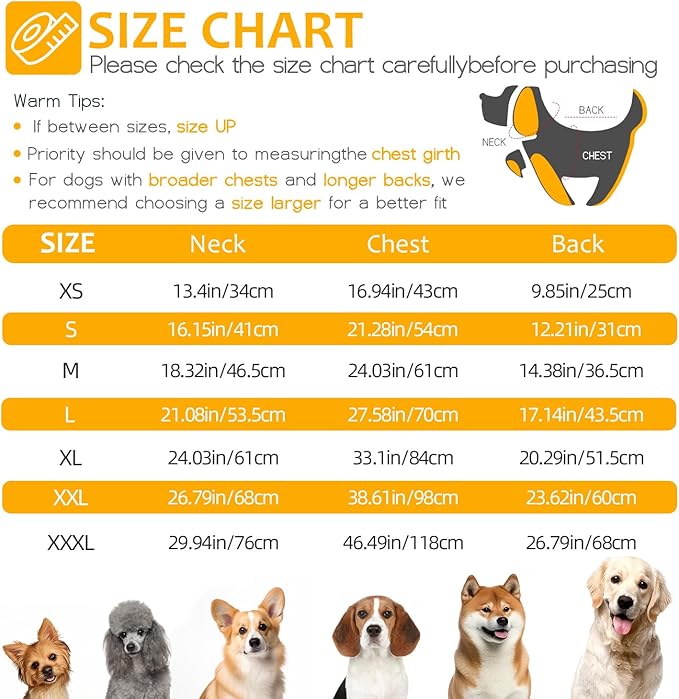 Dog Winter Coat with Harness, Dog Jacket, Pet Clothes with Zipper on Back, Waterproof Windproof Warm Vest, Reflective Cold Weather Coats, for Small Medium Large Dogs, Thick, Black, L