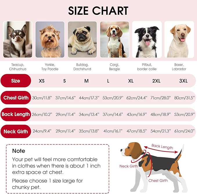Queenmore Dog Sweaters for Small Dogs Male, Turtleneck Fall Doggie Sweater, Waffle Knit Sweater for Small Dogs, Cat Sweater Puppy Sweaters, Pet Christmas Sweater, Red XS