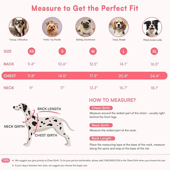 Queenmore Small Dog Sweater, Knitted Pullover Puppy Sweater,Cold Winter Pet Sweaters for Dog Girls Boys, Soft Turtleneck Knit Sweater with Leash Hole,Long Sleeves Christmas DogSweater(Pink,XS)