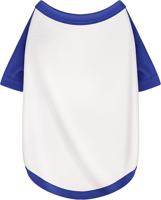 Stylish White Color Block Dog Shirt: Premium Polycotton Blend, Comfortable, Breathable, and Wrinkle-Resistant. Perfect Apparel for Small, Medium, & Large Dogs, a Must-Have for Pet Lovers XS