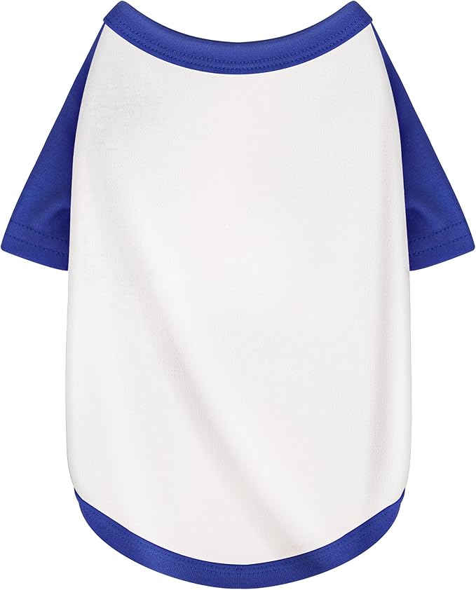 Stylish White Color Block Dog Shirt: Premium Polycotton Blend, Comfortable, Breathable, and Wrinkle-Resistant. Perfect Apparel for Small, Medium, & Large Dogs, a Must-Have for Pet Lovers M