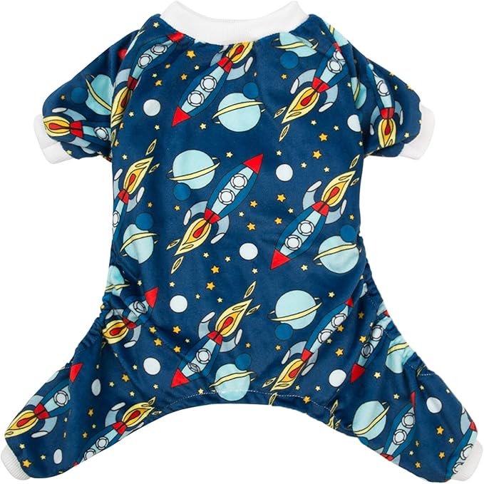 CuteBone Small Dogs Outfit Soft Puppy Onesies Pjs Dog Pajamas Pet Coat Cat Apparel Comfy Doggie Jumpsuit Bodysuit for All Seasons P16XXL