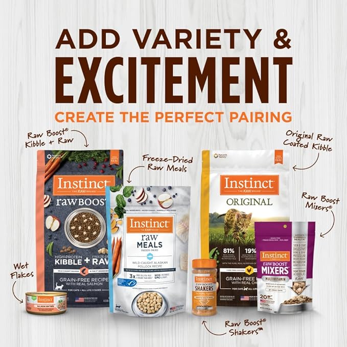 Instinct Raw Boost Small Breed, Natural Dry Dog Food with Freeze Dried Pieces, High Protein, Grain Free Recipe - Real Beef, 10 lb. Bag