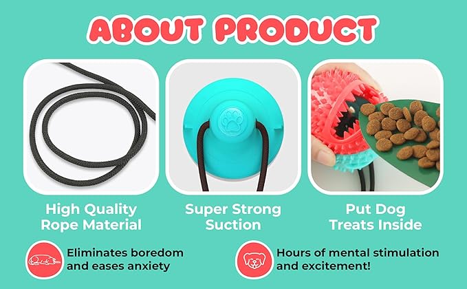 Just4Pups Dog Chew Toys – Durable, Long-Lasting Rubber Chew Toy with Treat Dispensing and Dental Benefits—Perfect for High-Energy Dogs and Puppies