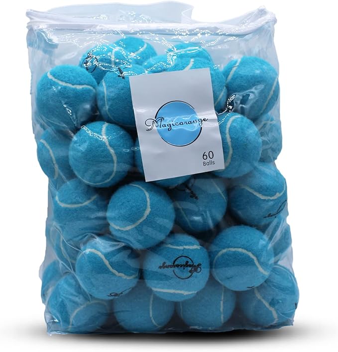 Magicorange Tennis Balls, 60 Pack Advanced Training Tennis Balls Practice Ball, Pet Dog Playing Balls,Good for Beginner Training Ball