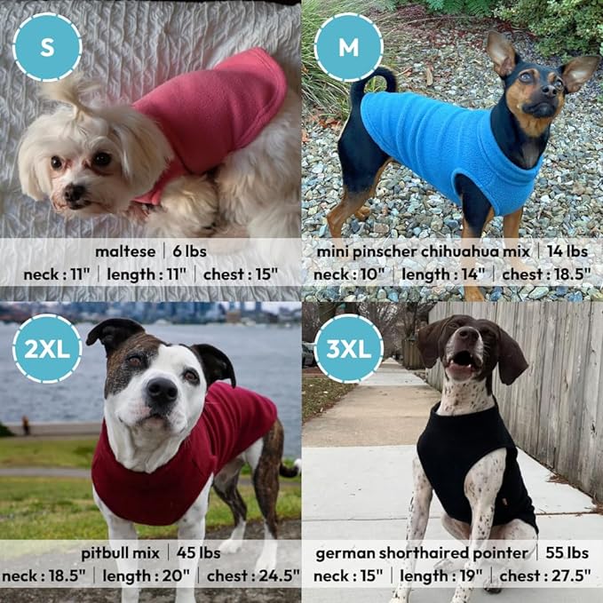 Gooby - Stretch Fleece Vest, Pullover Fleece Vest Jacket Sweater for Dogs, Forest Green, Small Length (8.5")