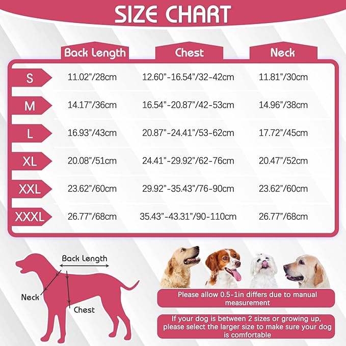 IDOMIK Dog Winter Coat, Reflective Waterproof Dog Jacket for Cold Weather, Warm Pet Coats for Small Medium Large Dogs, High Collar Doggy Fleece Snow Jacket, Winter Vest with Adjustable Buckle,S
