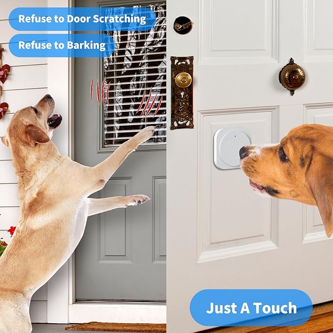 JeaTone Dog Door Bell, Smart Wireless Dog Doorbell for Potty Training, Dog Bells to Go Outside, Bell for Puppy Dog to Go Potty, Doggie Doorbell, Dog Training Bell