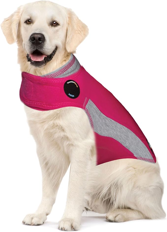 Thundershirt Apparel clothing Thundershirt Dog Anxiety Jacket, Pink, X Large 65-110 lbs US