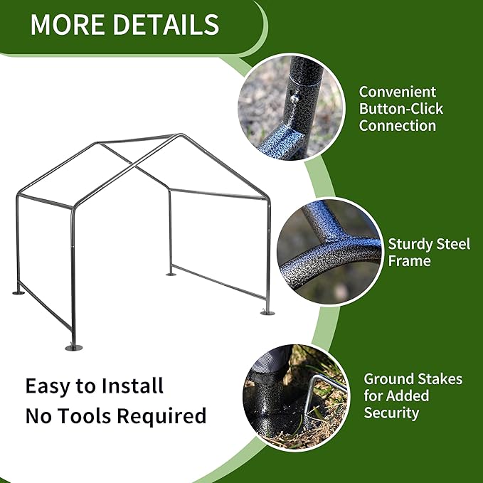 Summertrail Extra Large Dog House Outside, Dog Tent Outdoor, Big Dog Shade Shelter Doghouse Canopy with Three-Sided Breathable Mesh Windows, Gray Sun Rain Cover for Pet Cat Livestock 4'x 4'x 3.3'