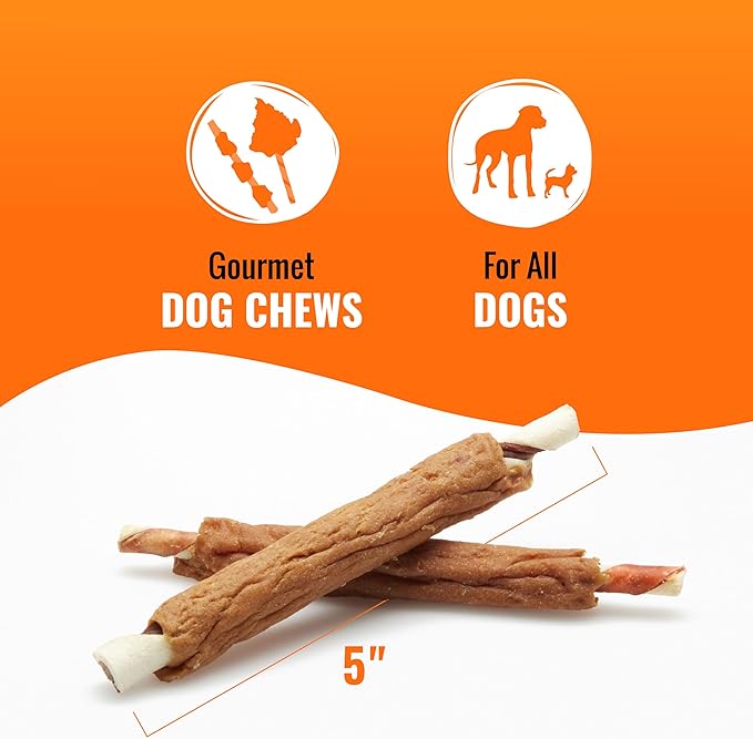 Good ‘n’ Fun Triple Flavor Ribs Chews for All Dogs, 8.4 Ounces, Treat Your Dog to Long-Lasting Chews Made with Beef Hide, Chicken and Pork Hide