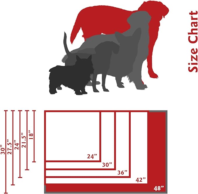 48" Villa Vintage Crate Dog Bed Mat By Majestic Pet Products