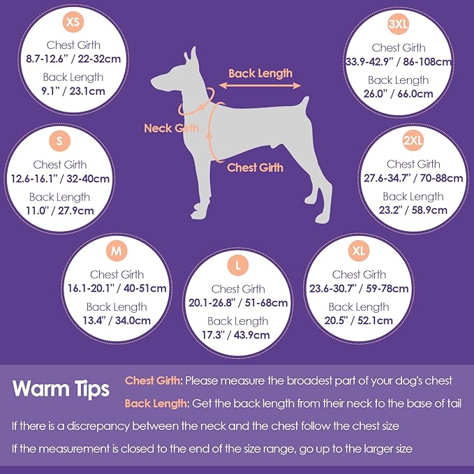 SUNFURA Dog Coat, Large Dog Jacket Reflective Winter Coat for Cold Weather, Windproof Pet Snow Jacket with Pocket, Warm Fleece Sweater Clothes for Large Dogs, Red L