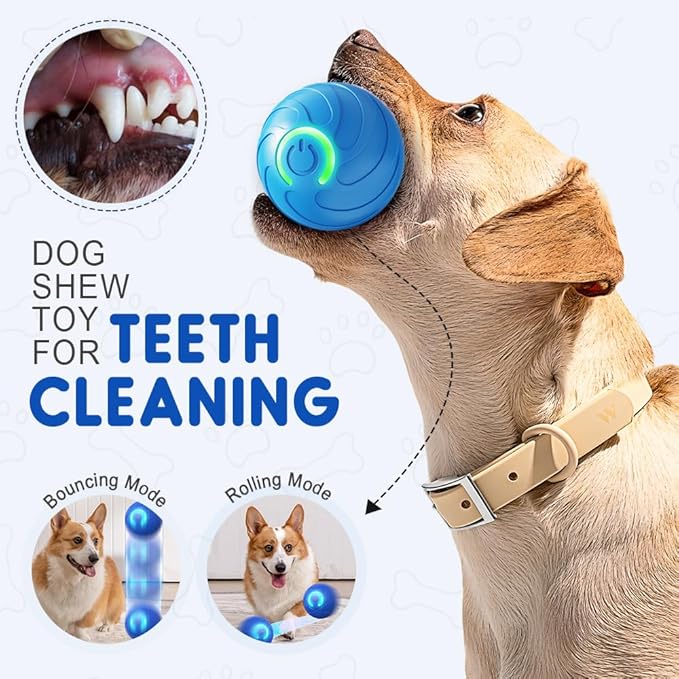 Moving Dog Ball, 2026 New 2Pcs Automatic Vibrating Dog Ball Toy, Smart Bouncing Shaky Balls Toy for Dogs, Interactive Jumping Dogs Balls That Moves on Its Own for Small Dogs (Mix)