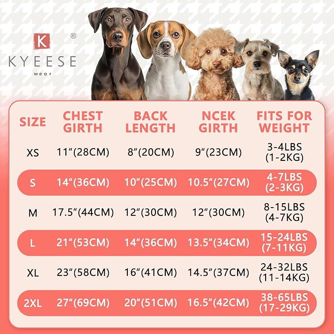 KYEESE Dog Sweater for Small Dogs Thick Cable Knit Dog Turtleneck Knitwear Warm with Sleeves Puppy Sweater Fuzzy, Brown, Small