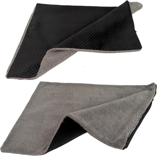 Cover for Heated Dog Bed Replaceable,Machine Washable Cover for Dog Heating Pad,A Replaceable Bag for Pet Heating Pad,Replacement Set for Heated Cat Bed,55 x 88 CM,22 x 35 Inches