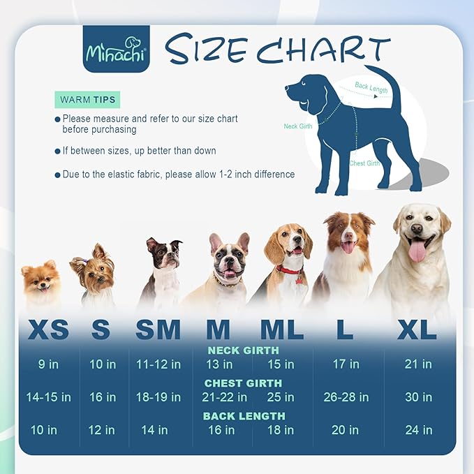 Mihachi Turtleneck Dog Sweater - Winter Coat Apparel Classic Cable Knit Clothes with Leash Hole for Cold Weather, Ideal Gift for Pet in New Year