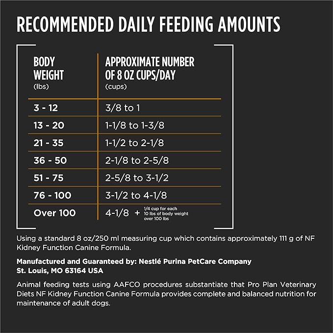 Pro Plan Veterinary Diets Purina NF Kidney Function Canine Dog Food Dry Formula - 6 lb. Bag