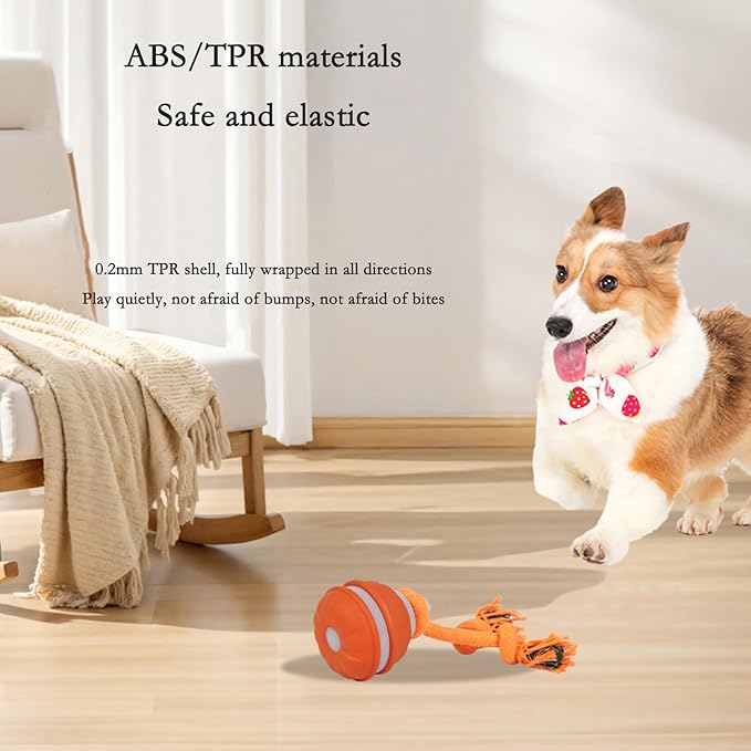 Interactive Dog Toys for Small Dogs,Peppy Pet Ball for Dogs,Puppy Toys,Active Rolling Dog Ball,Dog Toys to Keep Them Busy for Daily Training