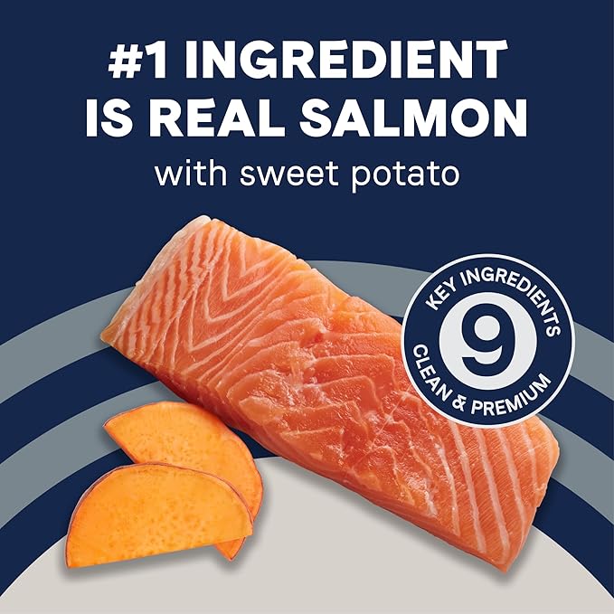 Canidae Pure Grain Free Dry Puppy Food, Real Salmon & Sweet Potato, 4 lbs.