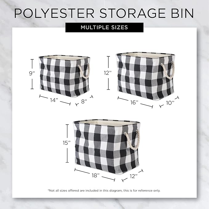 Bone Dry Pet Storage Collection Striped Paw Patch Bin, Medium Rectangle, Gray