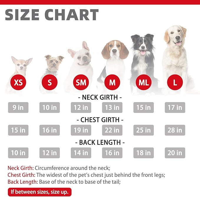 KOOLTAIL Dog Sweater Pet Knitted Clothes-Classic Plaid Pullover Turtleneck Red Fleece Dog Christmas Sweaters with Leash Hole, Thick Warm Dog Winter Clothes for Small Medium Large Dogs Cats Puppy, L